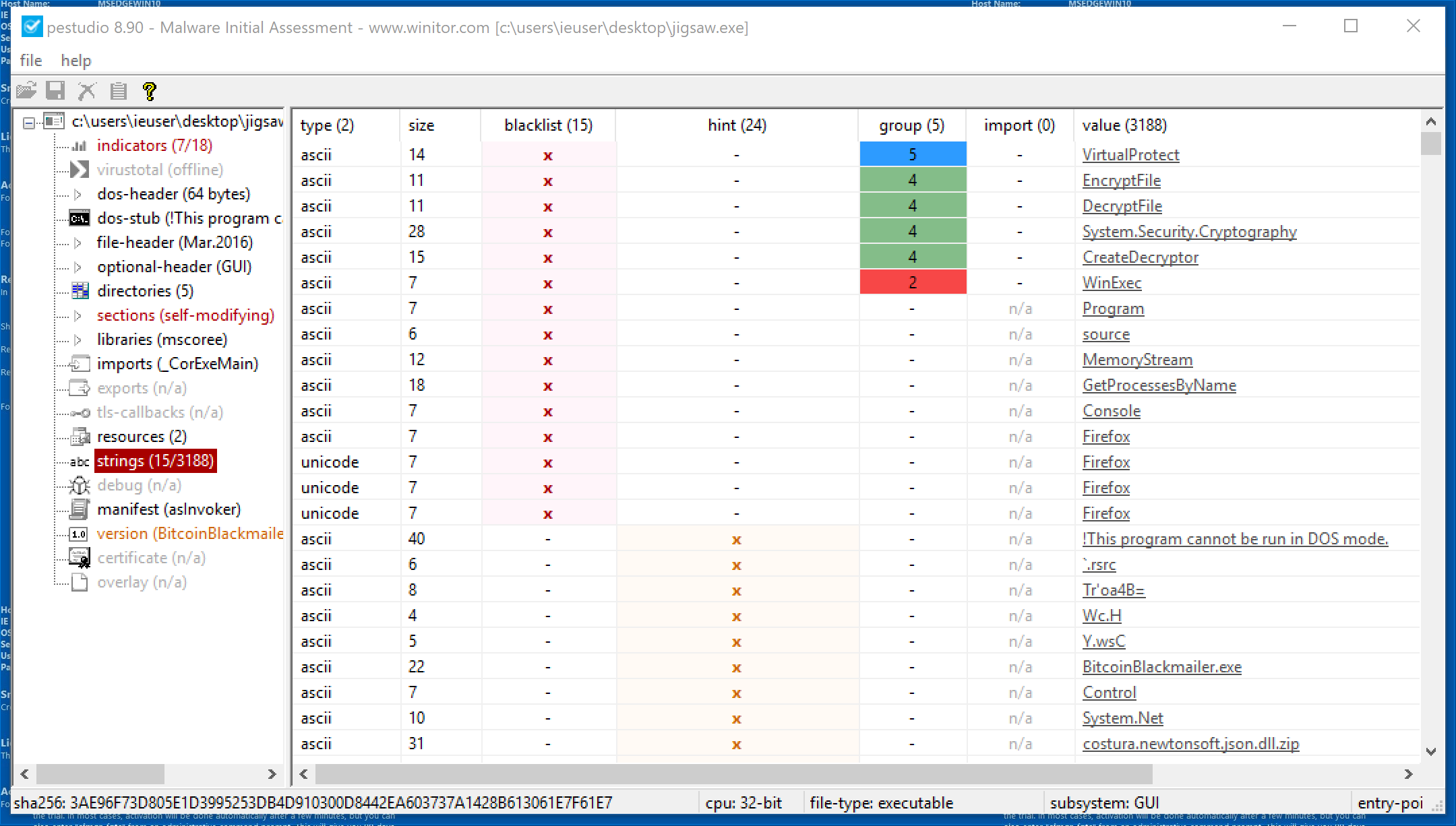 jigsaw_pestudio_blacklist